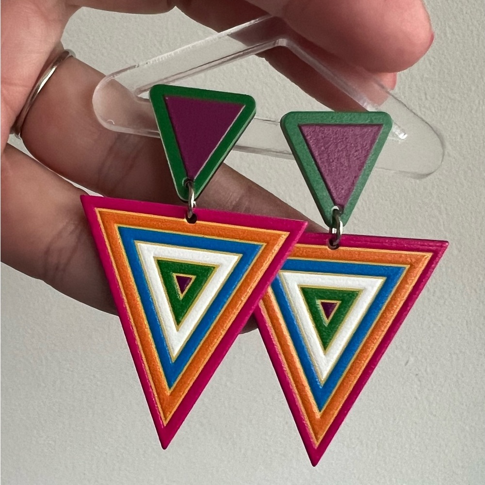 Retro earrings